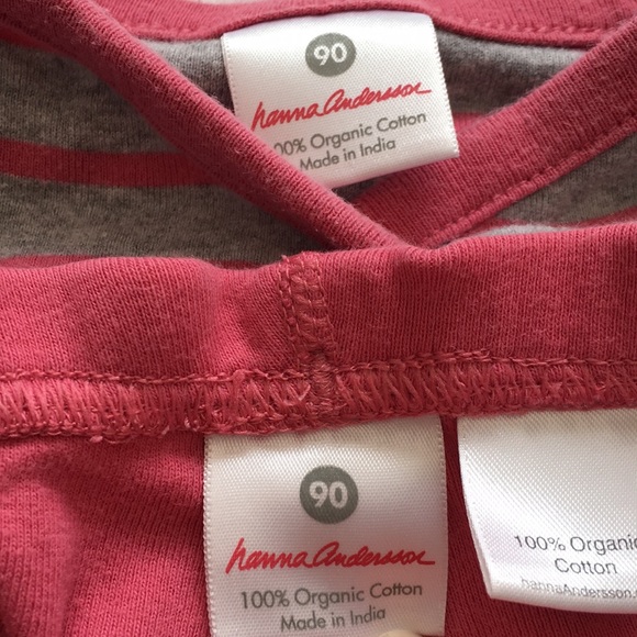 Striped Kimono Bodysuit & Pink Pants Sz 90 - Picture 3 of 6